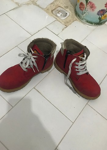 Kırmızı Sokak Stili Erkek Ayakkabı Bağcığı - Görsel 4