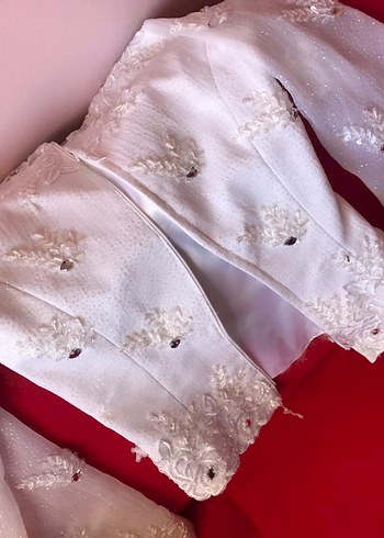 Prenses Model Beyaz Uzun Gelinlik - Görsel 4