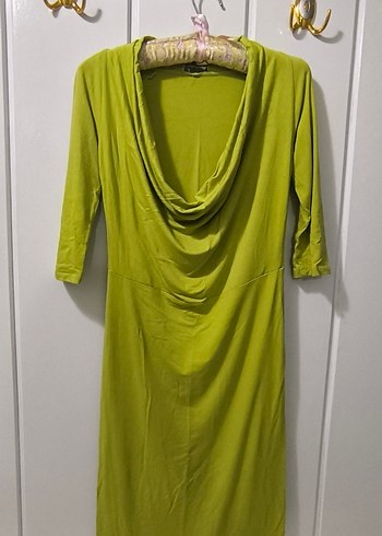 Drapeli Yeşil tunik - Görsel 2