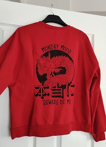 Kırmızı Sweat - Görsel 2