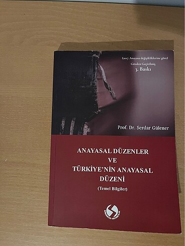 Serdar gülener anayasal düzenlemeler