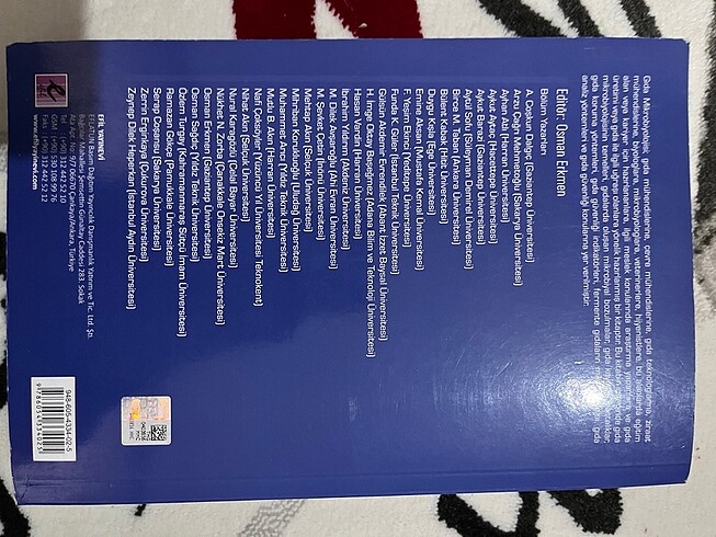 Gıda mikrobiyoloji osman erkmen