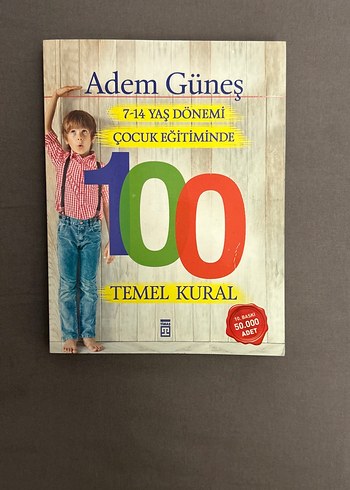 7-14 Yaş Çocuk Eğitimi Kitabı - 100 Temel Kural temiz ve sağlam