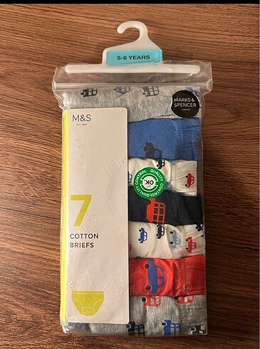 m&s 7 li çocuk külot