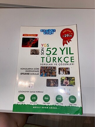 Son 52 yıl çıkmış sorular türkçe