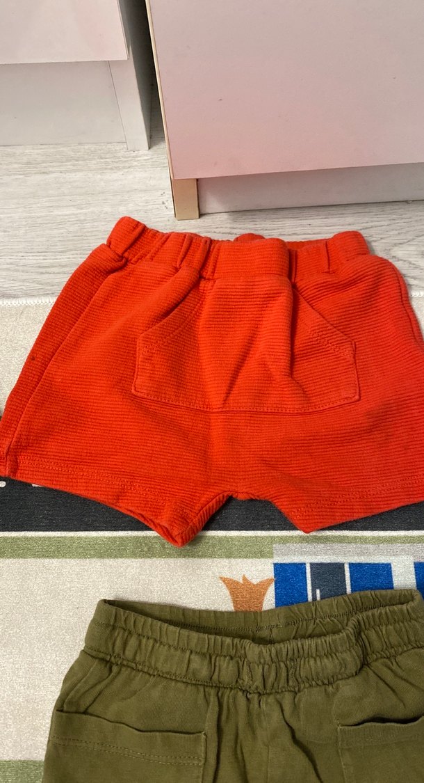 Erkek Çocuk Basic Pamuklu Bol Kesim Şort - Görsel 2