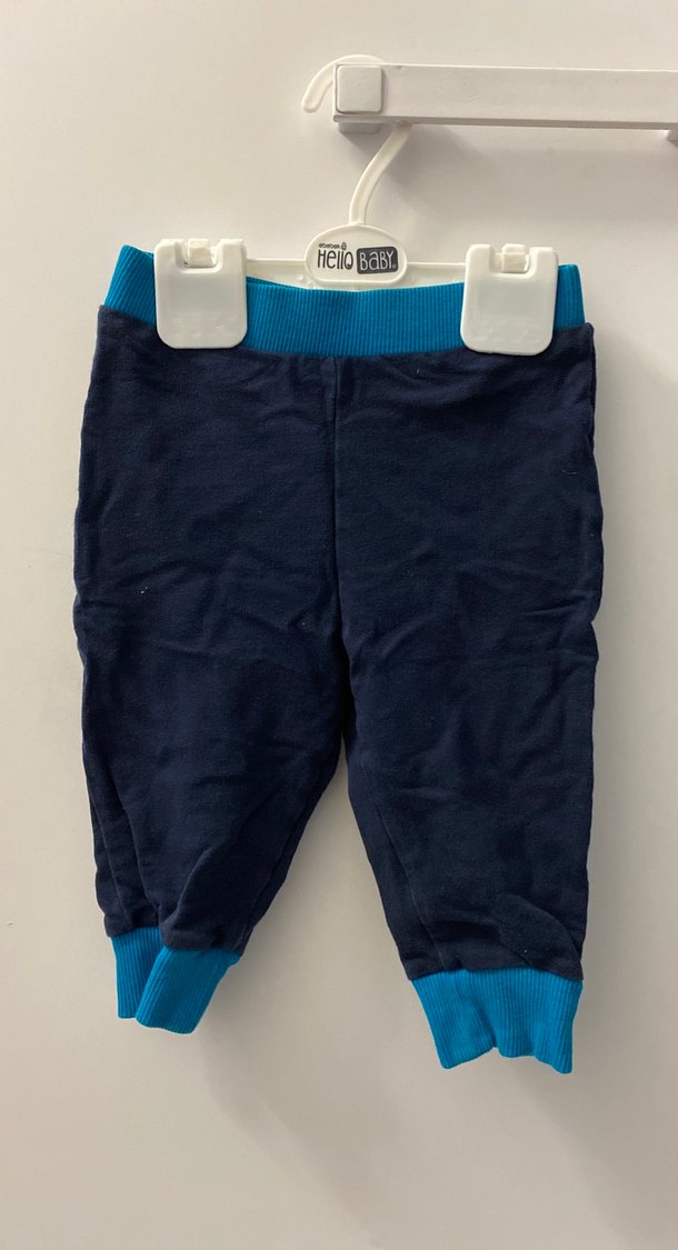 Düğmeli Gri Erkek Çocuk Keten Pantolon - Görsel 2