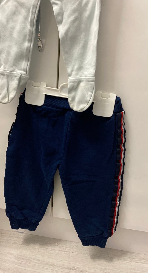 Kız Çocuk Gri Dar Kesim Pantolon - Görsel 2