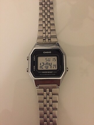 Casio gümüş saat