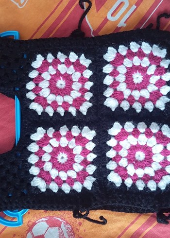 Kız Çocuk Bohem Örgü suveter - Görsel 2