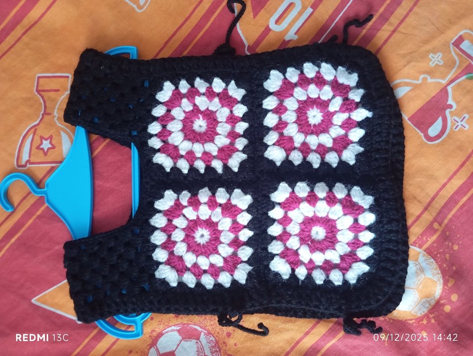 Kız Çocuk Bohem Örgü suveter - Görsel 2