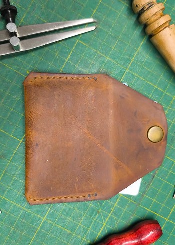 Taba Rengi Hakiki Crazy Deri Erkek Cüzdan - Görsel 7