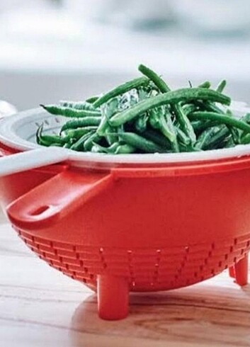Tupperware Çift Süzgeç.