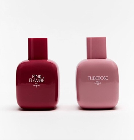 Zara Pink Flambe 90 ml ve Tuberose 90 ml Kadın Parfümleri