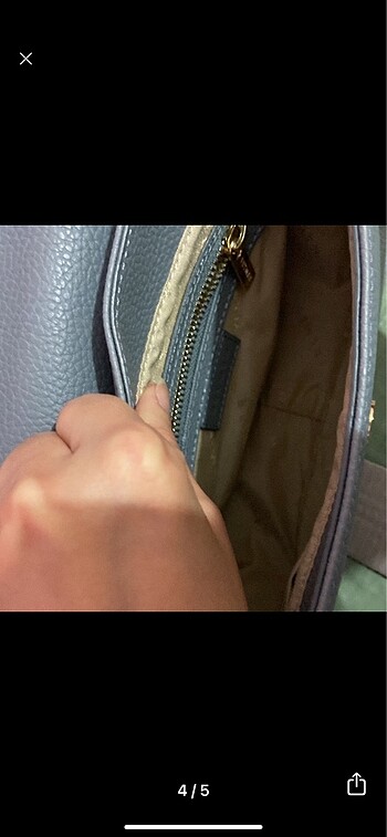  Beden gri Renk Askılı kol çantası