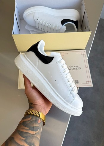 Alexander McQueen Beyaz Deri Sneaker