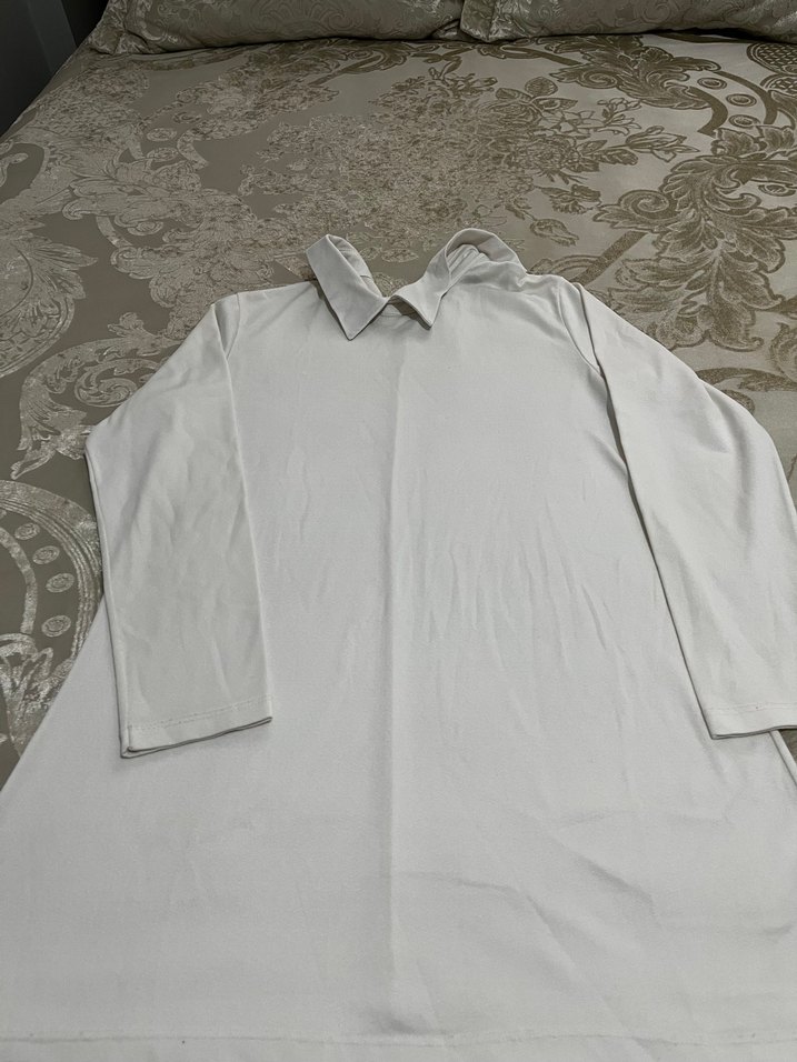 Beyaz Pamuklu, Uzun Kollu - Görsel 4