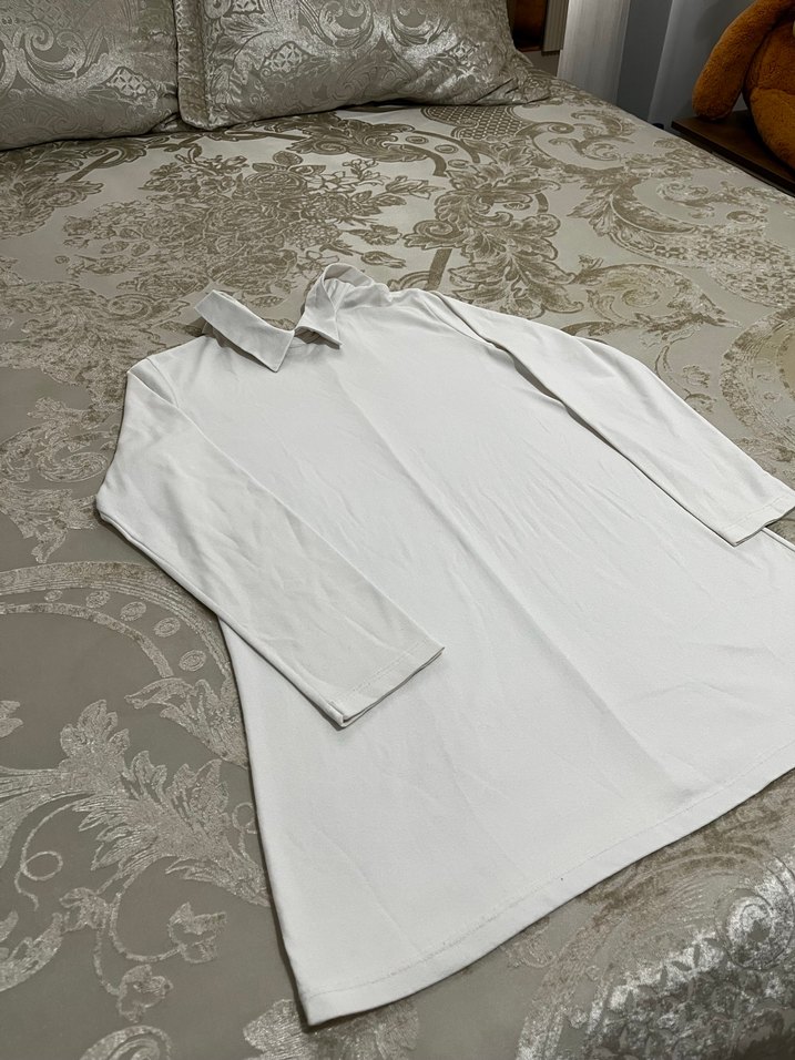 Beyaz Pamuklu, Uzun Kollu - Görsel 5