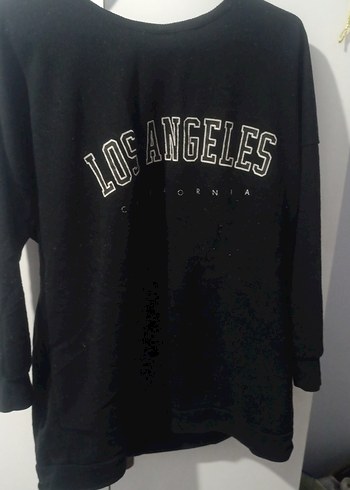 Siyah Los Angeles Sweatshirt