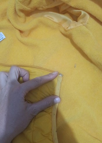 Sarı Erkek Çocuk Fermuarlı Mont - Görsel 6