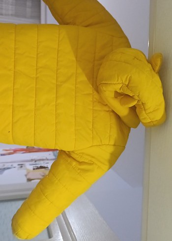 Sarı Erkek Çocuk Fermuarlı Mont - Görsel 3