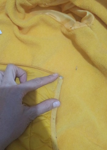 Sarı Erkek Çocuk Fermuarlı Mont - Görsel 7