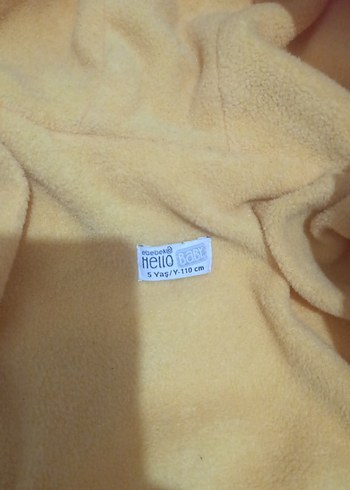 Sarı Erkek Çocuk Fermuarlı Mont - Görsel 5