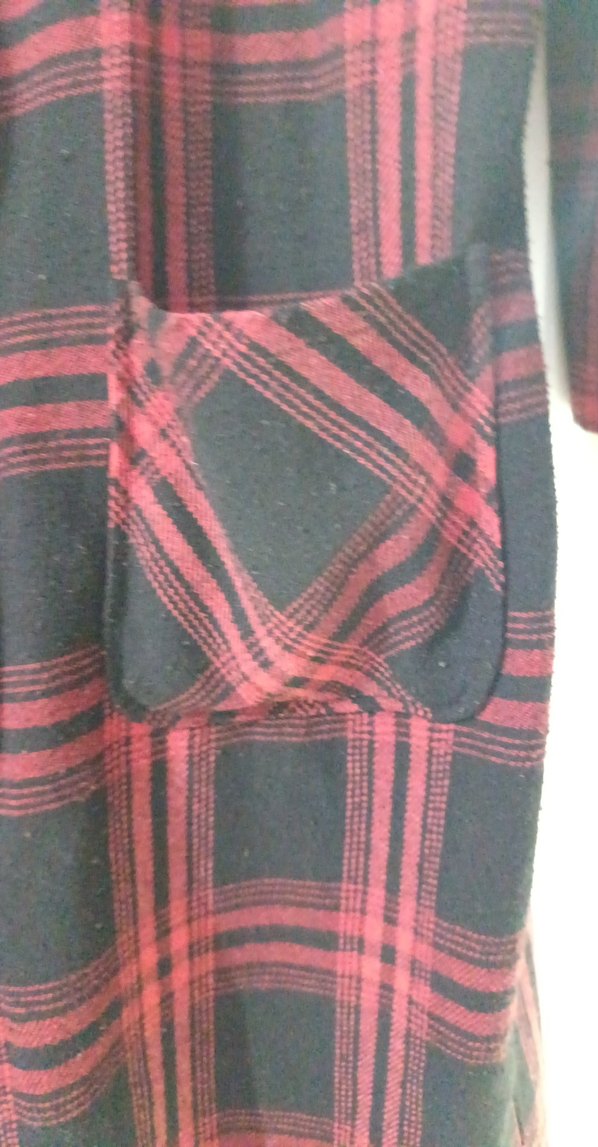 Bordo Kadın Rahat Giyimli ceket - Görsel 4