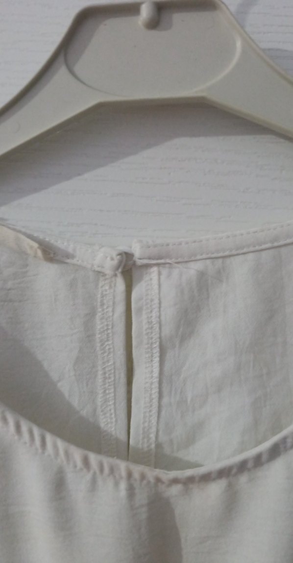 Beyaz Mini Bluz - Görsel 4