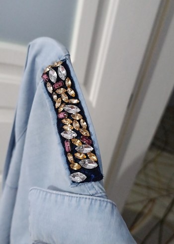 omuz süslemeli tunik - Görsel 6