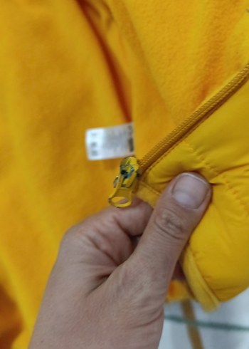 Sarı Erkek Çocuk Fermuarlı Ceket - Görsel 11