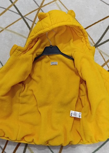 Sarı Erkek Çocuk Fermuarlı Ceket - Görsel 8