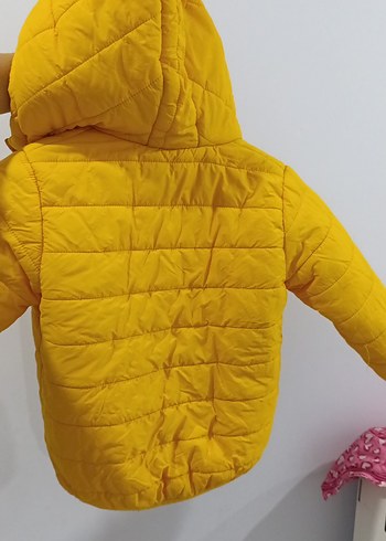Sarı Erkek Çocuk Fermuarlı Ceket - Görsel 4