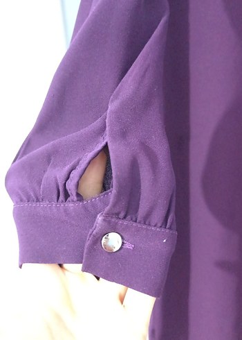 Mor Uzun Kollu Tunik - Görsel 3