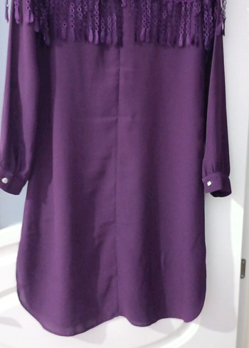 Mor Uzun Kollu Tunik - Görsel 6