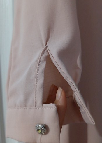 pudra Uzun Kollu Kadın Tunik - Görsel 4