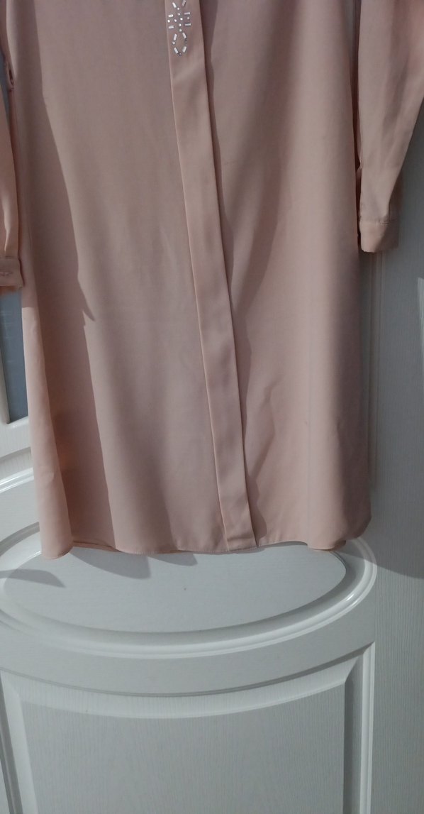 pudra Uzun Kollu Kadın Tunik - Görsel 5