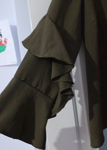 Fırfırlı Uzun Kollu Bluz - Görsel 2