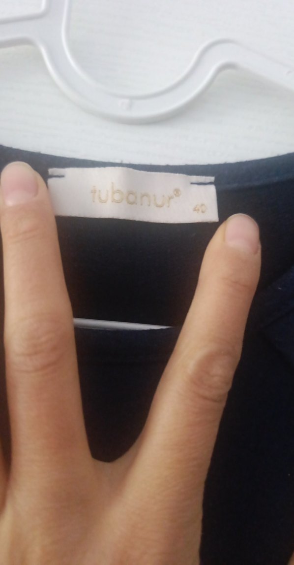 Düğmeli Lacivert Tunik - Görsel 5