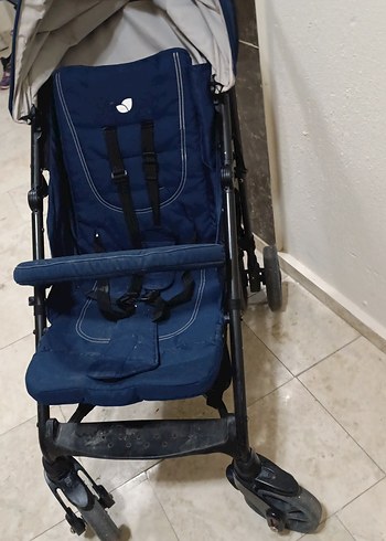 Koyu Mavi Bebek Arabası - Görsel 5