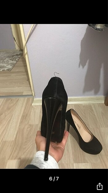 38 Beden siyah Renk Topuklu ayakkabı