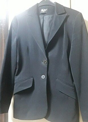 Blezer ceket siyah Dalgıç kumaş
