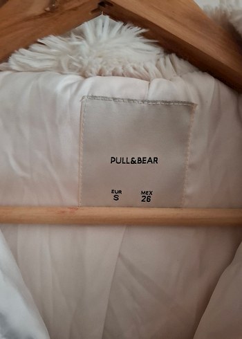 Beyaz Peluş Kapüşonlu Kadın Ceket - Görsel 2