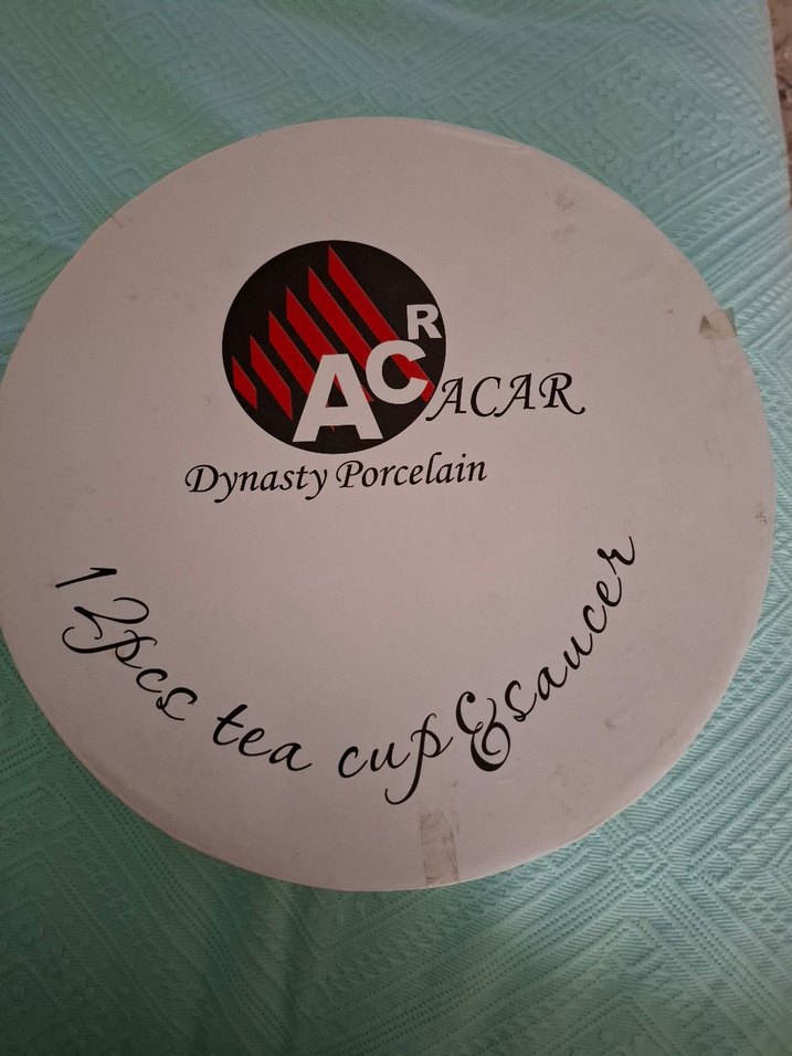 Desenli Beyaz Porselen Fincan Seti - Görsel 4