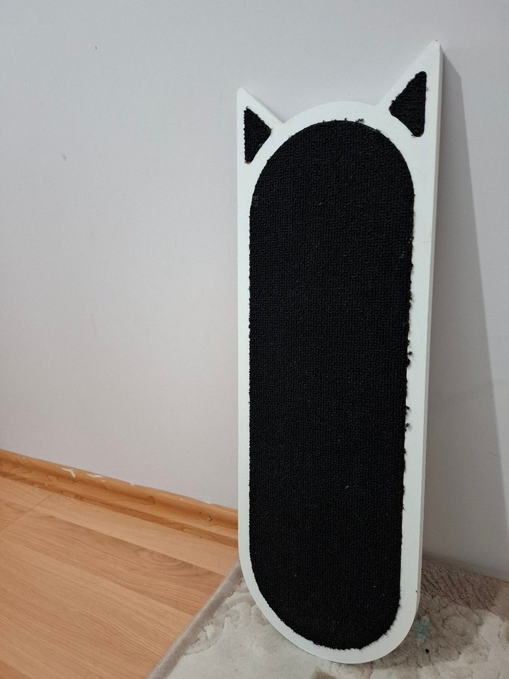 Kedi Tasarımlı Siyah Tırmalama Tahtası - Görsel 2
