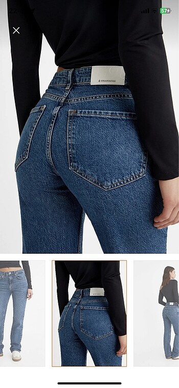 Stradivarius Stradivarius D98 straight fit vintage jean