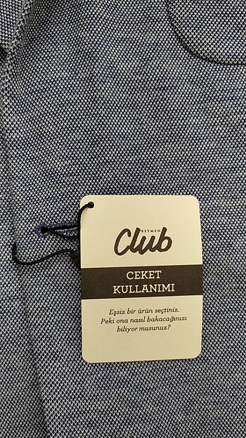 Beymen Club Erkek pamuklu sıfır pamuklu ceket