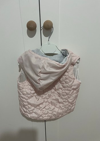 LC Waikiki Düğmeli Pembe Kız Çocuk Yelek