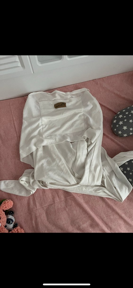 Bebek Taşıma Slingi Beyaz - Görsel 3