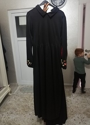Siyah tesettür elbise 